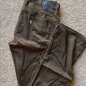 Levi’s brown jeans. Soft material